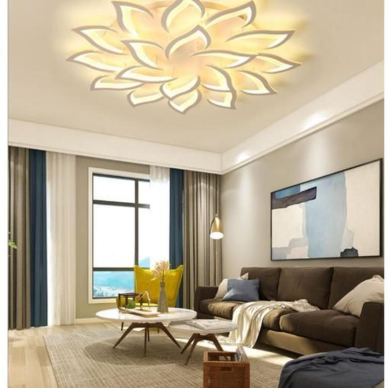 シーリングライトled ペンダントライトランプ 天井照明器具 シャンデリア 花 調光可能タイプ