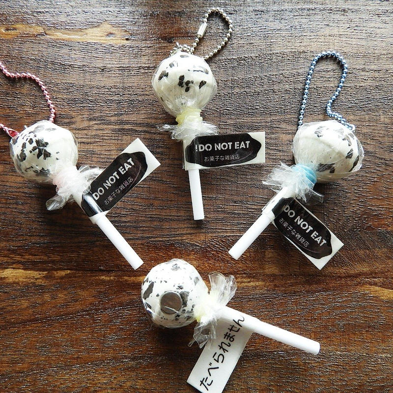 フェイクスイーツ ロリポップキャンディ チョコチップ お菓子な雑貨店 Do Not Eat