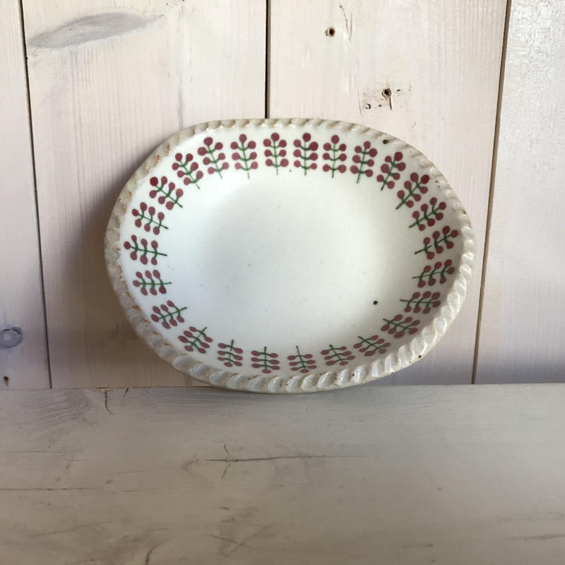 鈴木あかね オーバル小皿 あ 22 1 Zakka Cafe Gallery Le Midi 鈴木あかね オーバル小皿 あ 22 1 Zakka Cafe Gallery Le Midi
