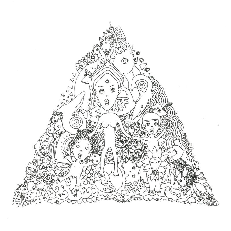 B ソウルメイトプラン ソウルリーディング サイズの絵 額 たましいの大冒険 T