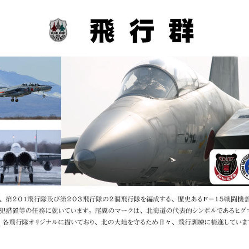 航空自衛隊 第1飛行隊 F 15j 部隊マーク 肩パッチ 両面ベルクロ付 北海道 千