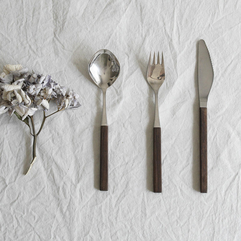 贈る結婚祝い デンマーク アンティーク ルンドトフテ ナイフフォーク