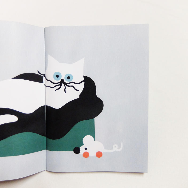 死後くん 原画 「玄関」作品 黒猫