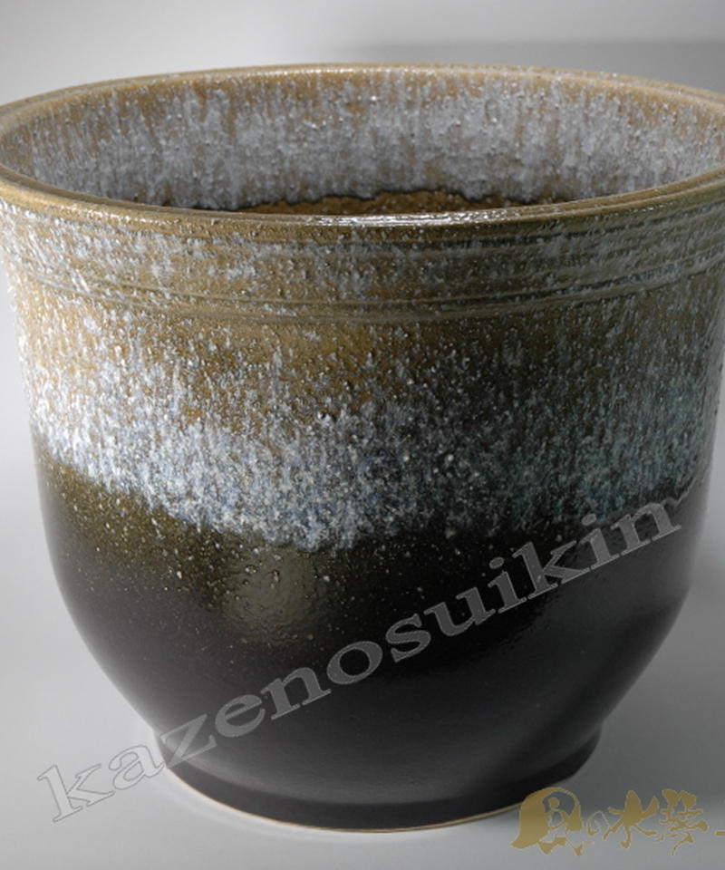 50 Off 睡蓮鉢 水鉢 大型 陶器 白古窯変天水鉢 60cm 号 穴なし 白 黒 メダカ鉢 金魚 国産 信楽焼 植木鉢 ブラック ブラウン プランター 鉢 特大 大きめ ガーデニング 室内 植え替え 鉢植え 園芸 トイレ 洗面 観葉植物 ウォータープランツ 水耕栽培