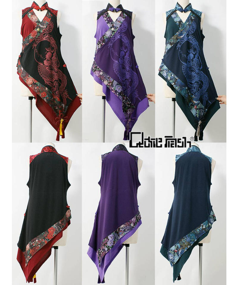 大切な QutieFrash キューティーフラッシュ 迷彩 龍 チャイナ スカート