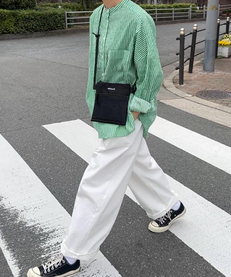 当社の 23SS アーツアンドサイエンス Stand Collar Box Shirt シャツ