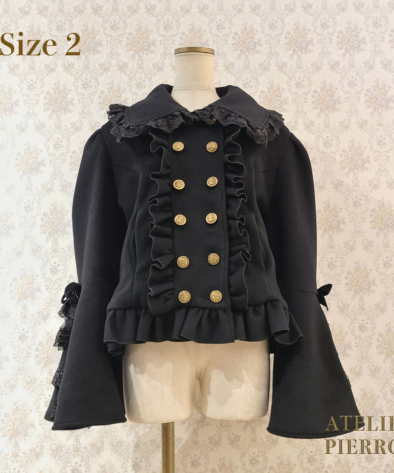 本日限りお値引 新品 ATELIER PIERROT アレッタショートコート-