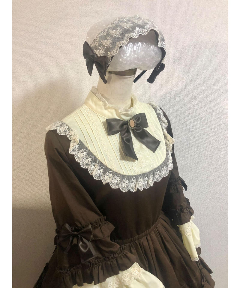 Pina Sweet Collection ドール姫袖ワンピース ブラウン Atelie