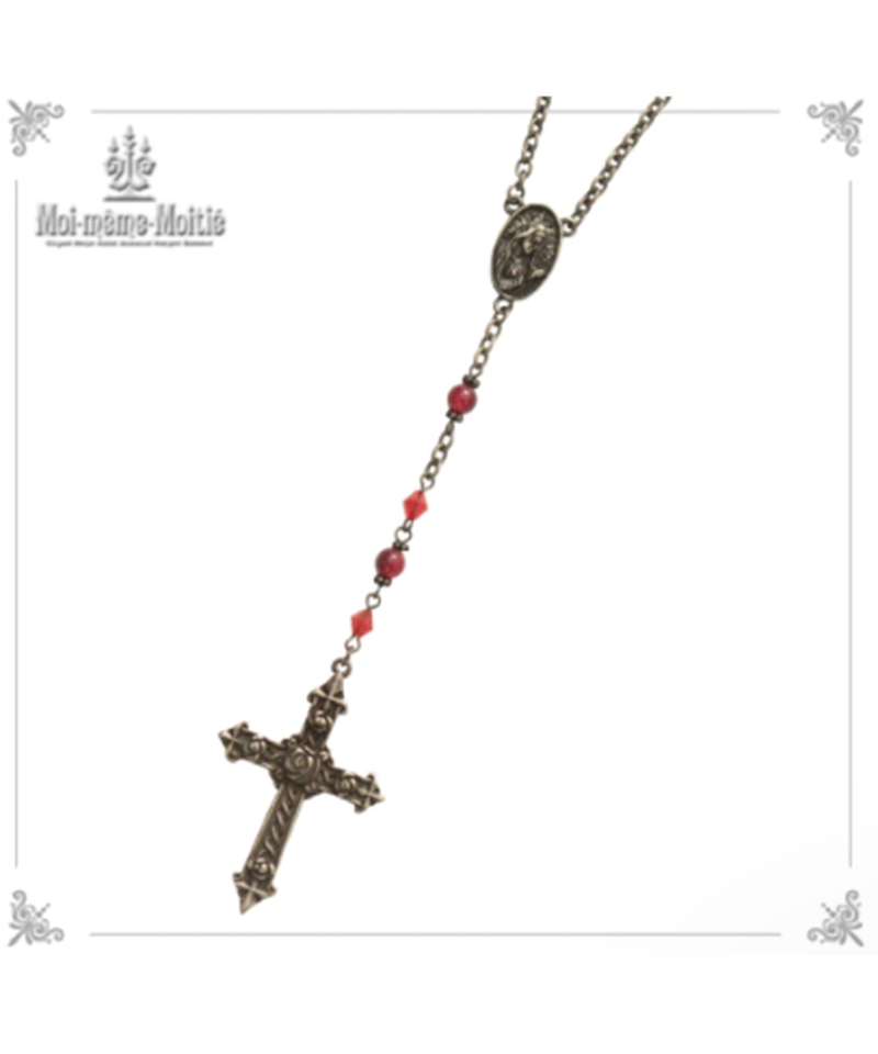 Moi-meme-Moitie 初期薔薇十字架ネックレス