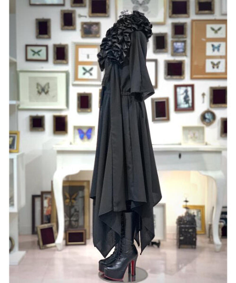 レッド系 Na+H エヌエープラスエイチ セーラーカットソーワンピース