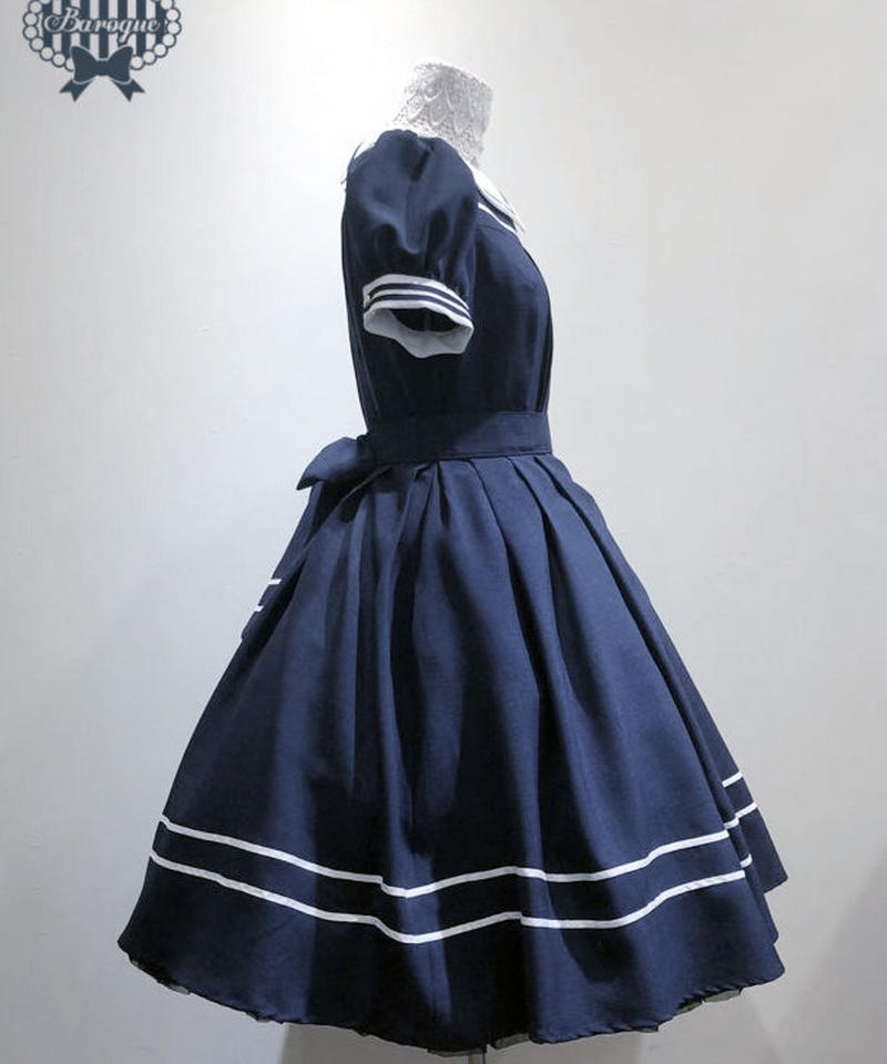 Baroque Decent Collet セーラーワンピース ご予約商品 Gw記念送