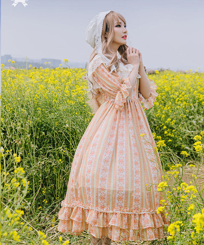 Baroque Hyacinth コテージローズワンピース Illustrated By