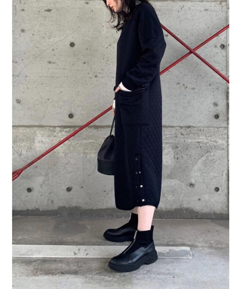 Fosi Side Snap Quilting One Piece Bastet