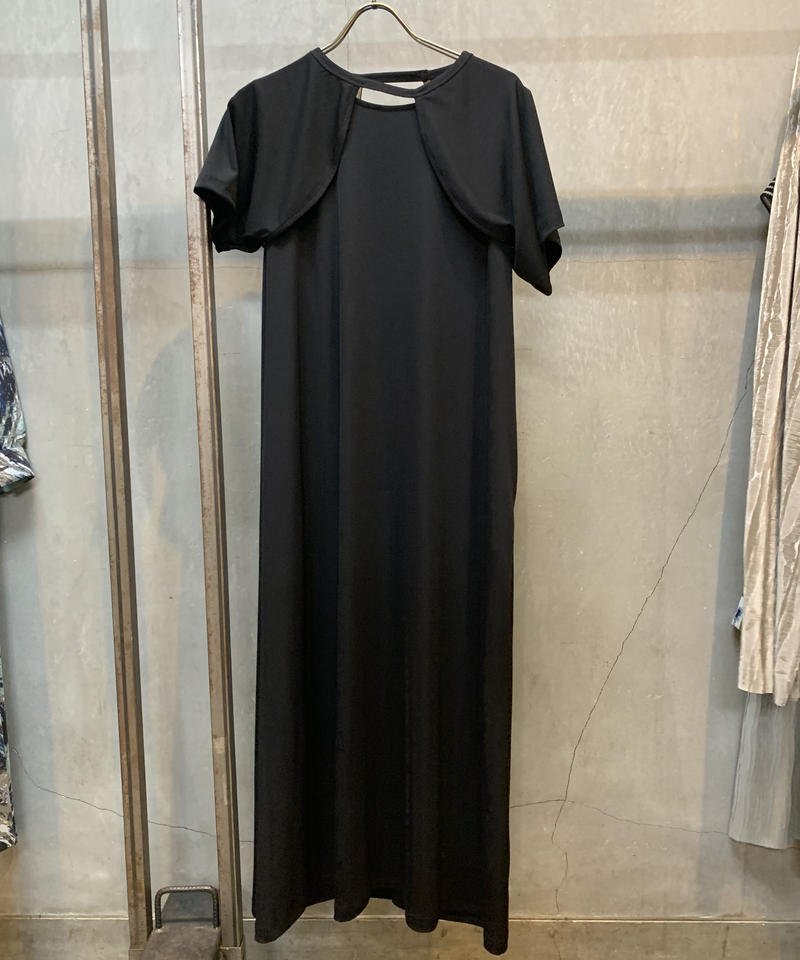 袖付きノースリーブワンピース 1 6054 Blueonionstore