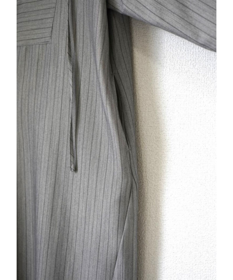 ストライプカフタンワンピース 5622 256 Blueonionstore