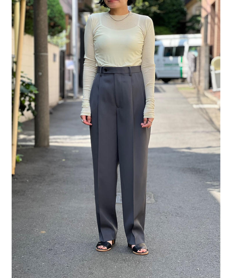 AURALEE(WOMEN`S) / LIGHT WOOL MAX GABARDINE SLA の正規品は正規取扱店で auralee light wool max gabardine skirt ロングスカート