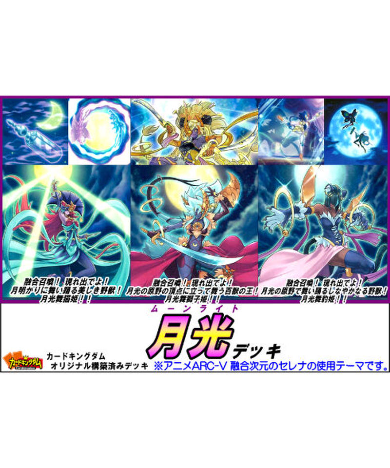 遊戯王 561 月光 ムーンライト デッキ 合計50枚入り 限定販売 カードキング