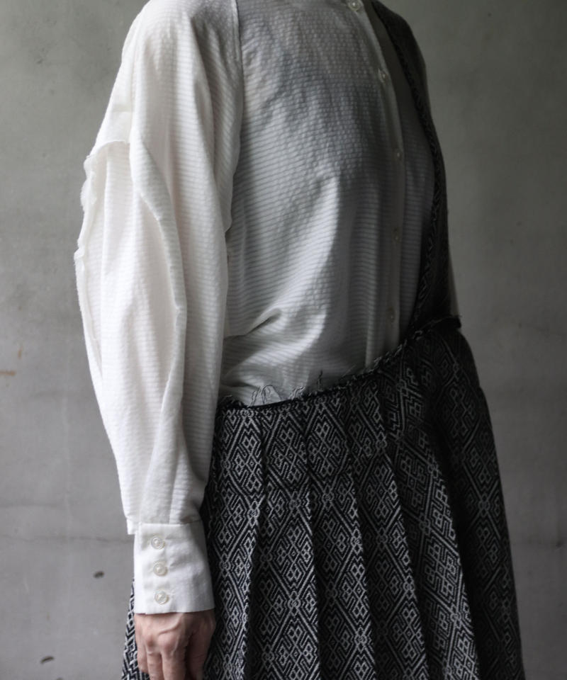 安心の関税送料込み NATIVE VILLAGE Ombre check プリーツスカート