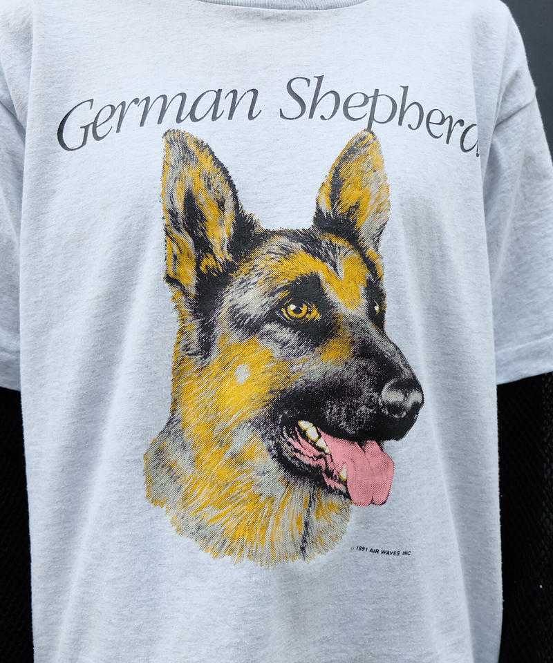 古着vintage Tシャツ 犬 dog グレー size2XL*TS177 avanza.com.br