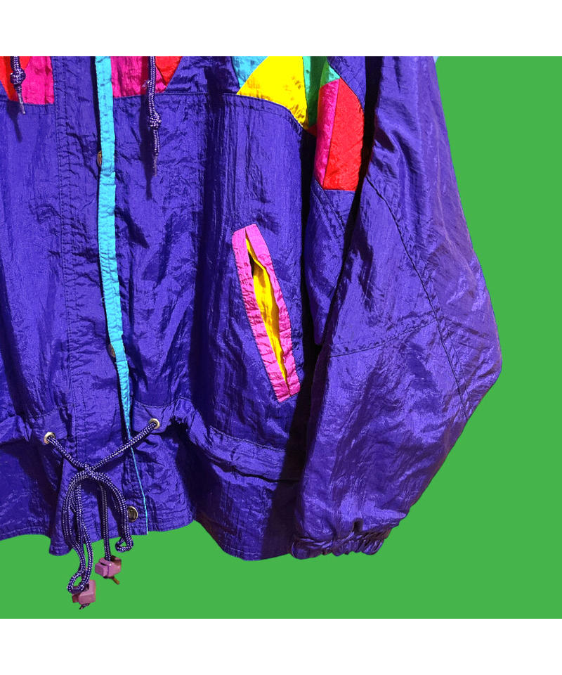 ベンチ 収納付 GREAT CAVALIER ナイロンジャケット 切り替え パッチ