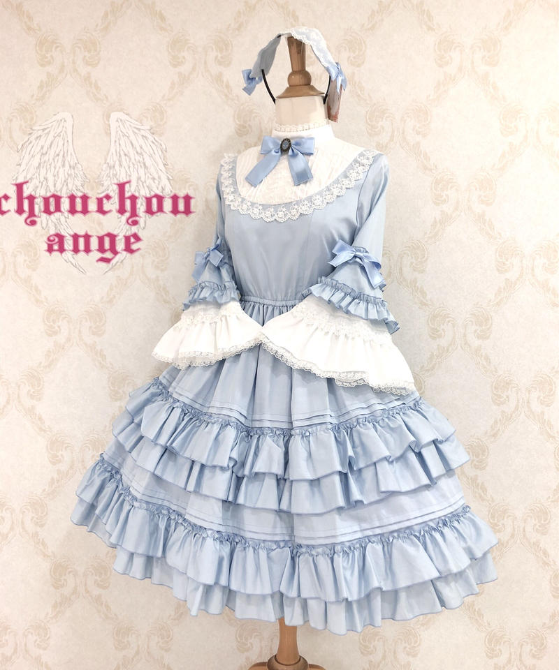 Pina Sweetcollection ドール姫袖ワンピース サックス Chou C