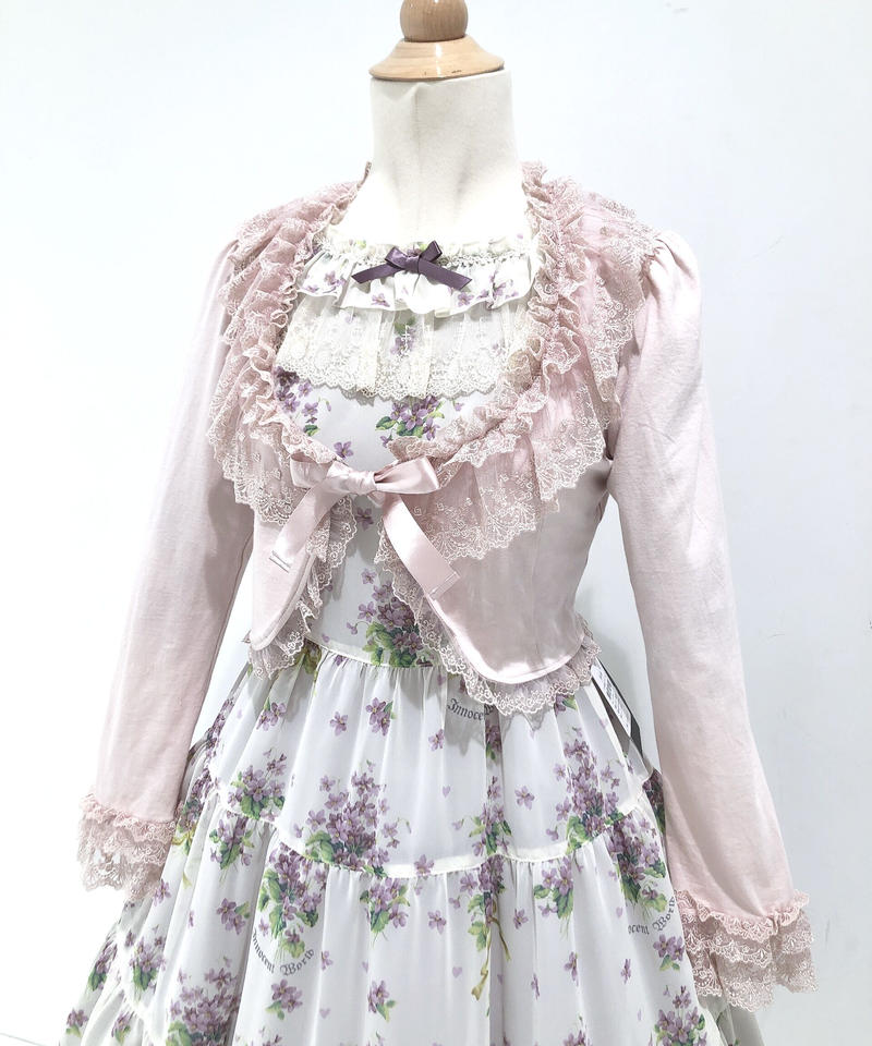 Innocent World バラレースミルフィーユボレロ ピンク Lサイズ Chou C