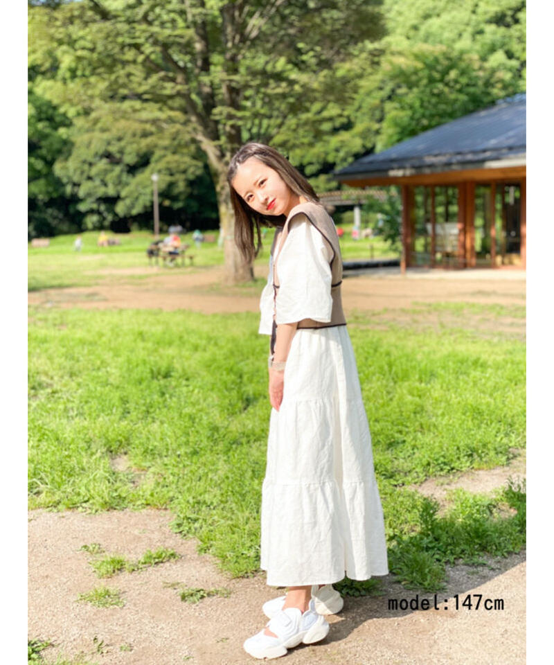 Ckarry 2way Aラインワンピース Ckarry