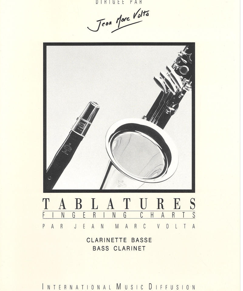 Imd5 V M ヴォルタ バスクラリネット運指表 クラカンマルシェ