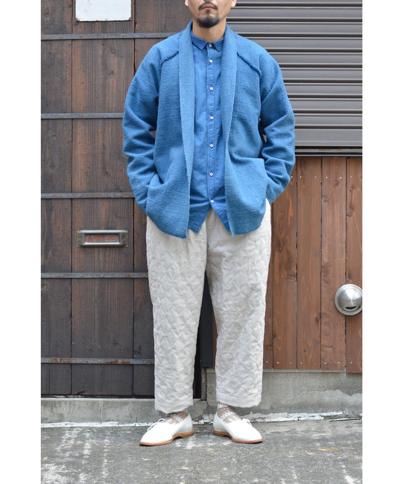 MITTAN ガラ紡 ロングジャケット 藍胡桃 サイズ4 | crossfitshelby.com