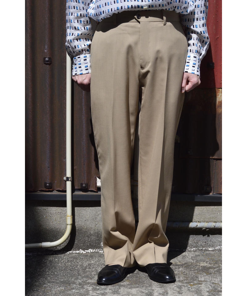 最大74%OFFクーポン STRAIGHT FIT TROUSERS ORGANIC WOOL 美品