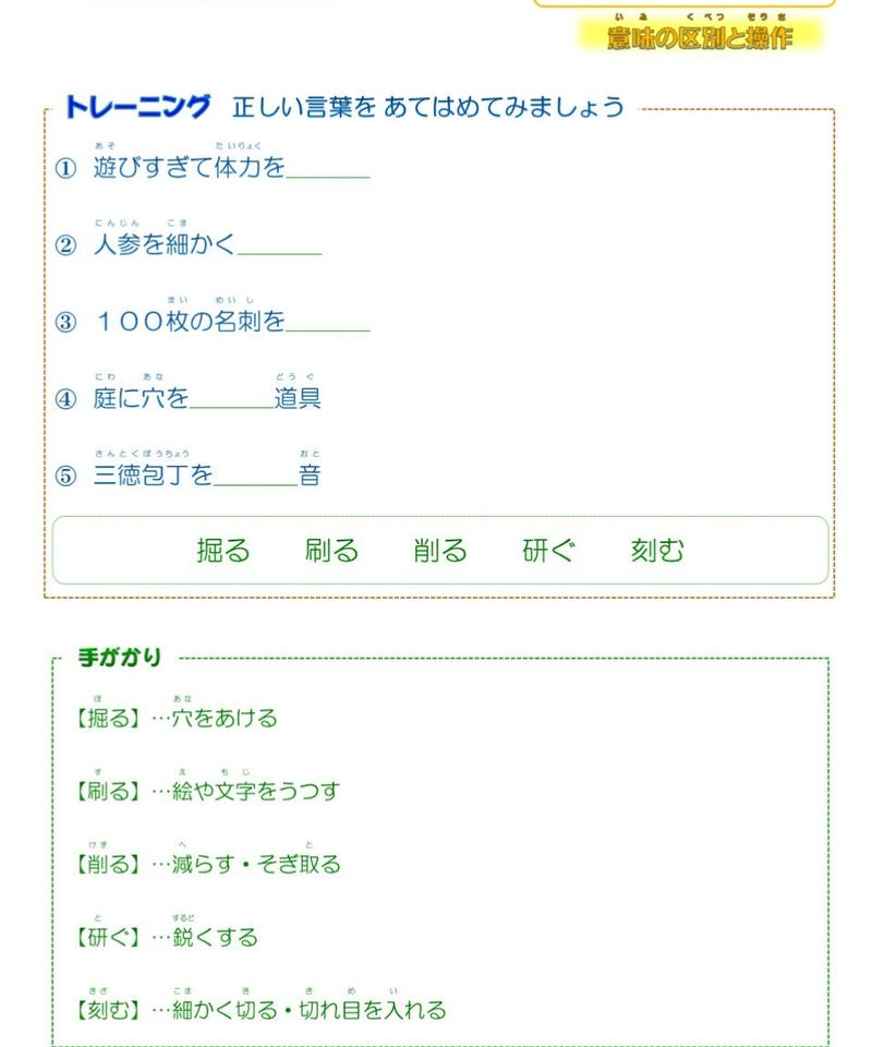 漢字の技術 訓読みパターン1 小学5年 中学3年 学習プリント 漢字の技術 訓読みパターン1 小学5年 中学3年 学習プリント