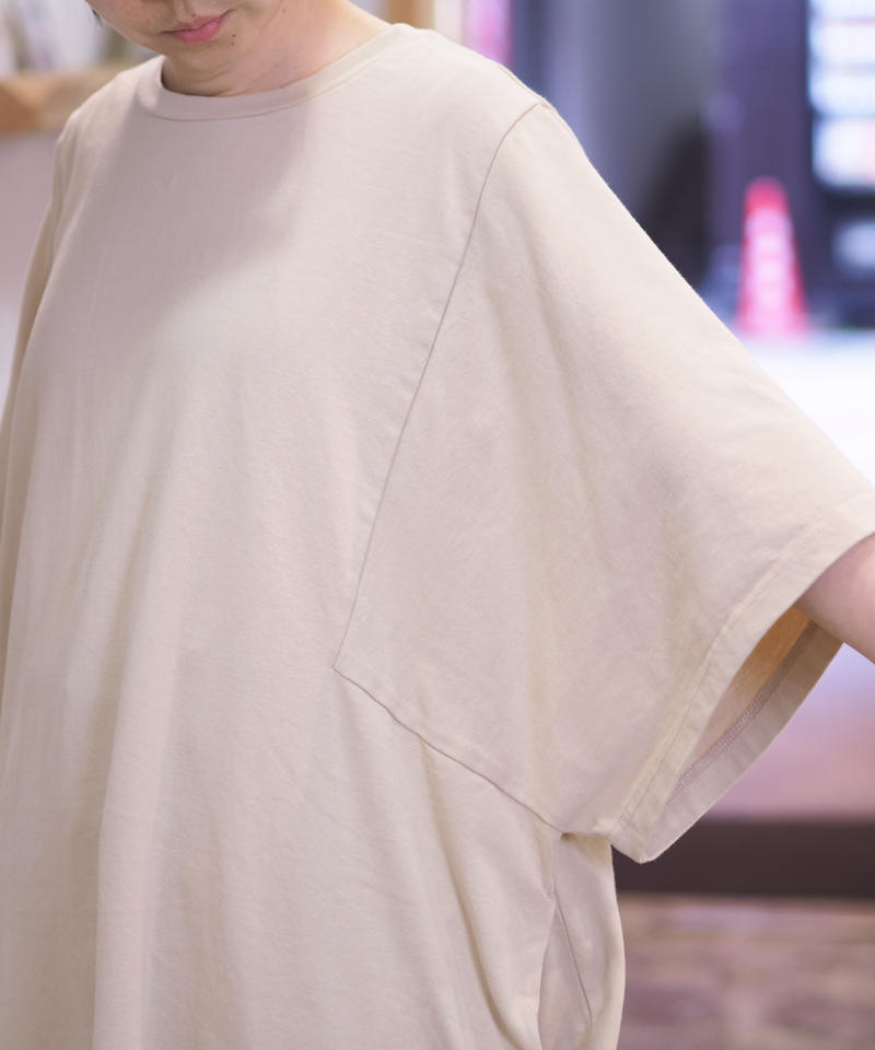 Universal Seven Balus 天竺デザインスリーブワンピース Us0ct03