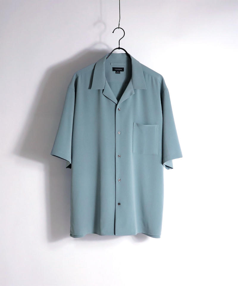 Peオープンカラーシャツ グリーン Confirm コンファーム
