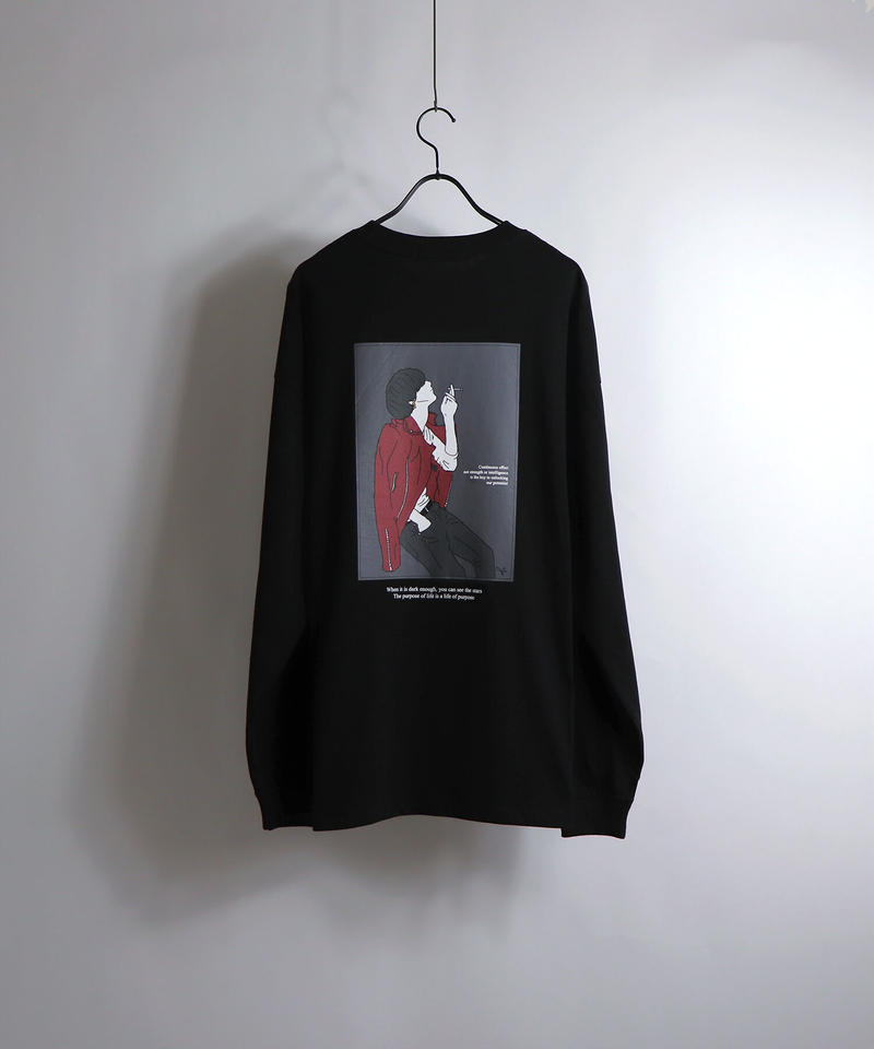 ライダースボーイプリントロンt ブラック2 Confirm コンファーム ライダースボーイプリントロンt ブラック2 Confirm コンファーム