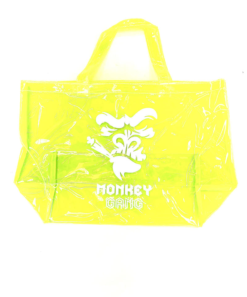 ステッカー付 モンキーギャング ビニールバッグ レッド ブルー ホワイト イエロー Monke