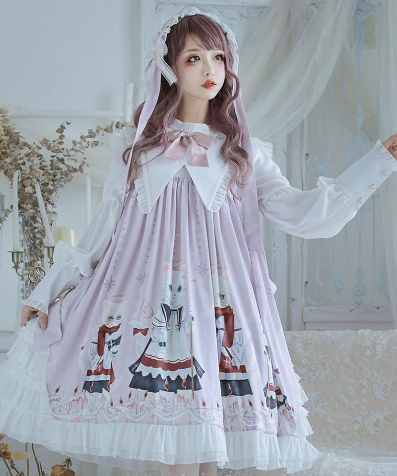 D Alice 蝋燭ねこワンピース D Alice ディーアリス 公式オンラインストア