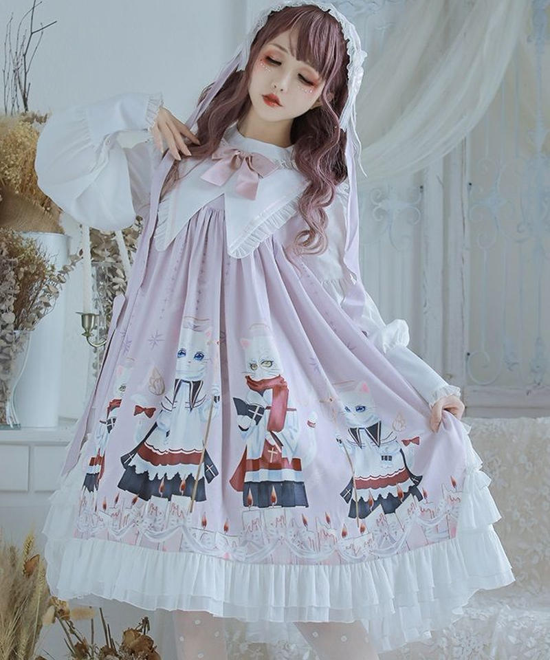 D Alice 蝋燭ねこワンピース D Alice ディーアリス 公式オンラインストア D Alice 蝋燭ねこワンピース D Alice ディーアリス 公式オンラインストア