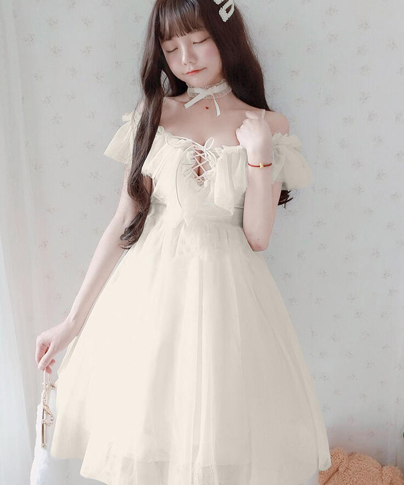 D Alice オフホワイトチュールワンピース D Alice ディーアリス 公式オン