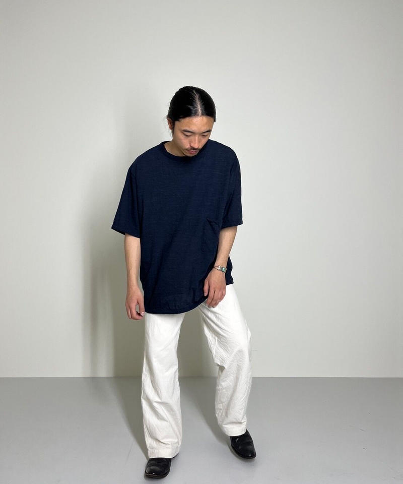 Wool Top / Ester巻 強燃天竺 Harf Sleeve Cutsew | Dhal