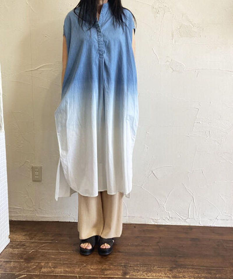 Cloche ブルーグラデーションワンピース Diamondrouge