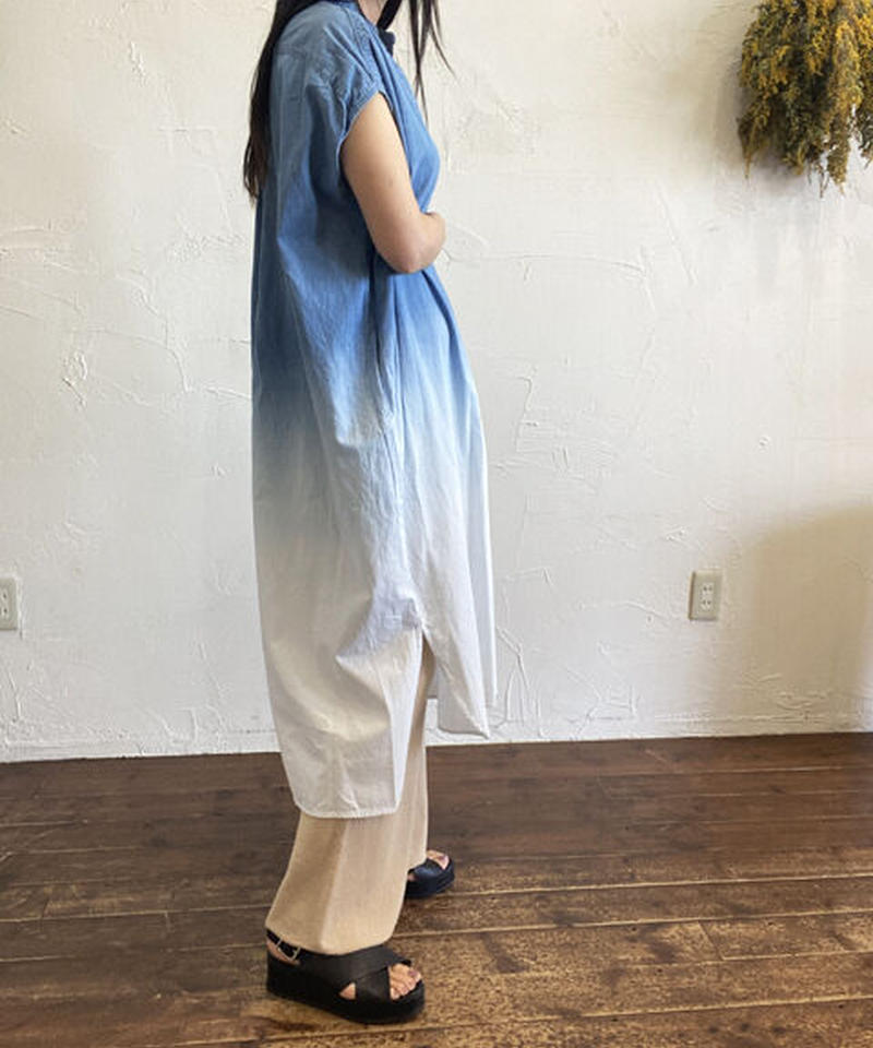 Cloche ブルーグラデーションワンピース Diamondrouge