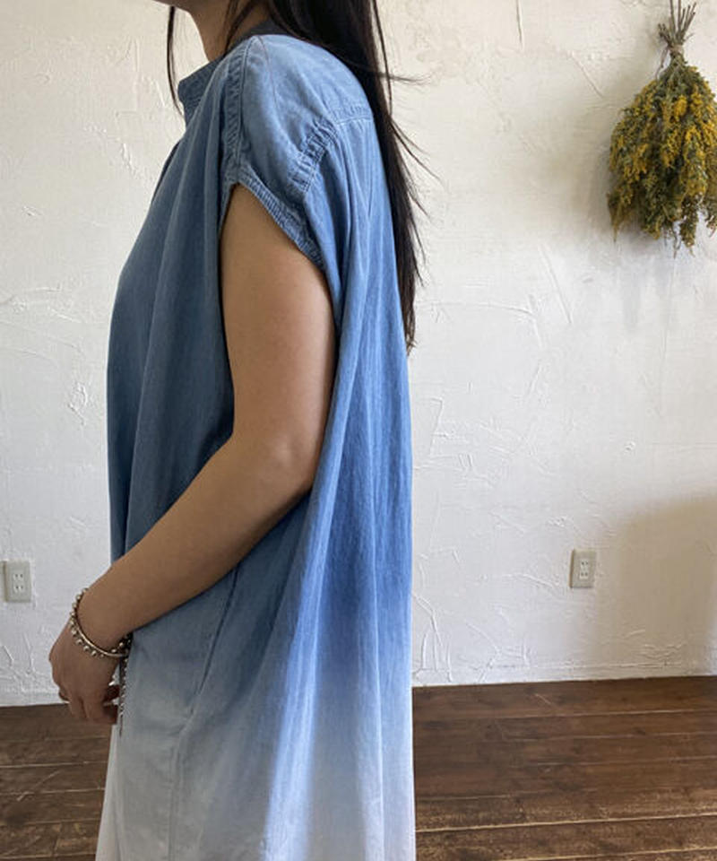 Cloche ブルーグラデーションワンピース Diamondrouge