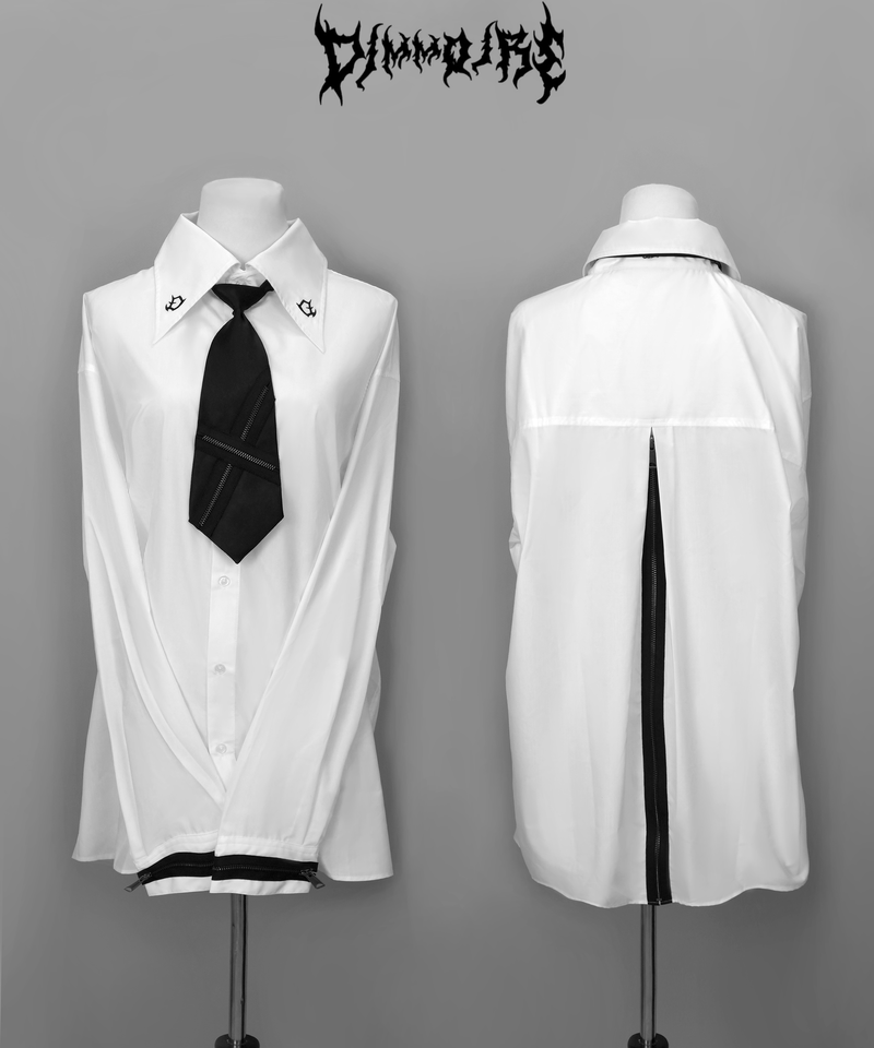 ❤️様専用】Dimmoire ZIPシャツ【White】-