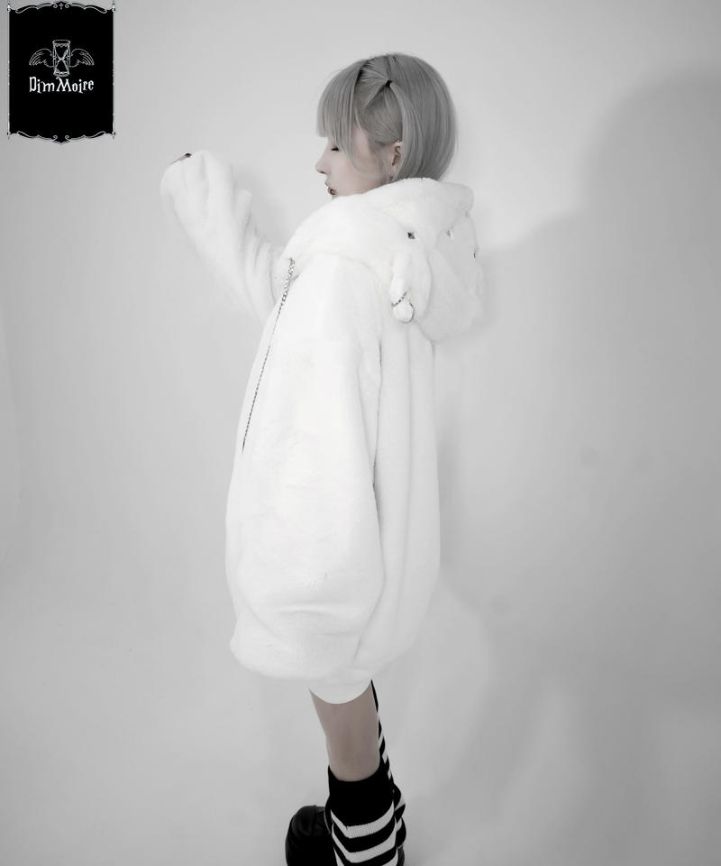 Dimmoire BABY SHEEP ファーパーカーⅡ ホワイト Amazon.co.jp: DimMoire BABY SHEEPファーパーカーII White