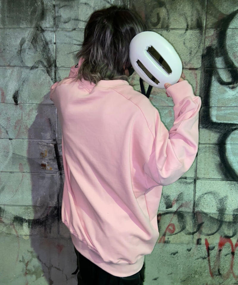 メガサイズプルオーバースウェット ピンク Abcereal