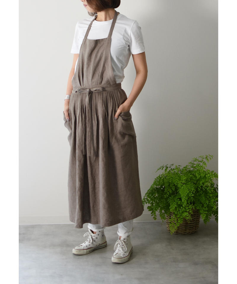 エプロンドレス Casual For Ladeis Moca E Pice