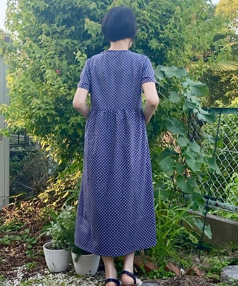 着物リメイクパターン ワンピース 作り方付き アトリエmugiオンラインショップ