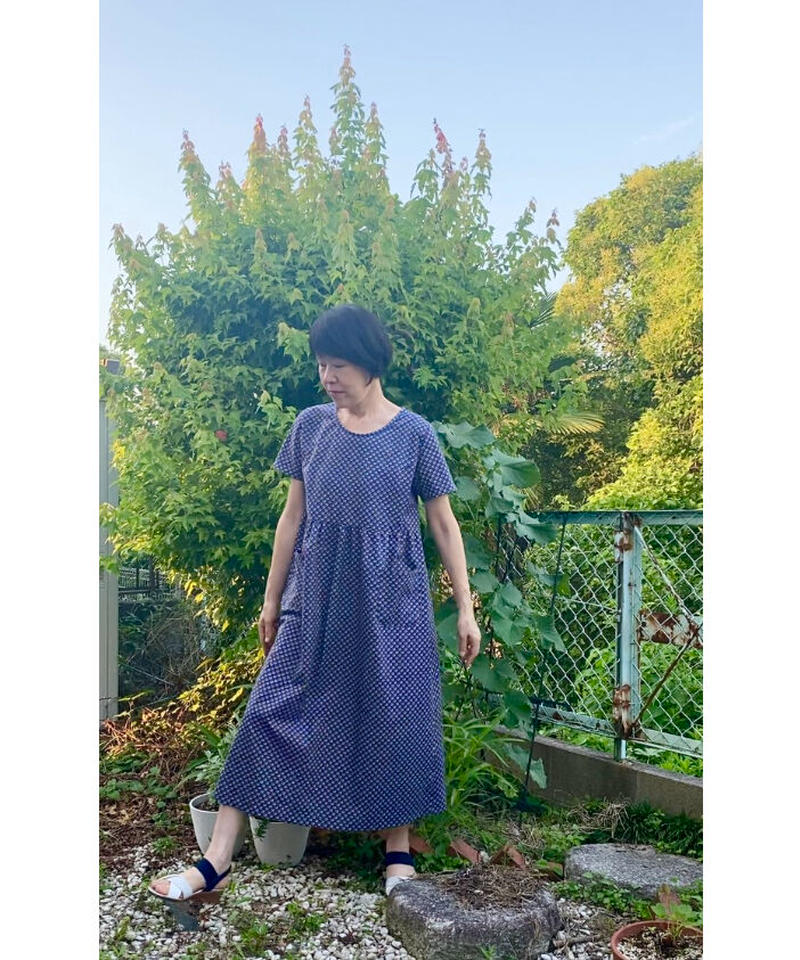 着物リメイクパターン ワンピース 作り方付き アトリエmugiオンラインショップ