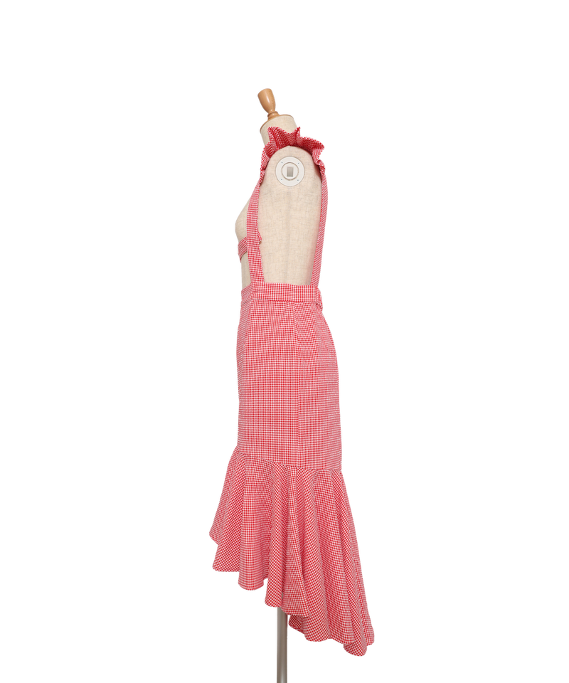 ギンガムチェックスカート Gingham Check Skirt Fiction Toky