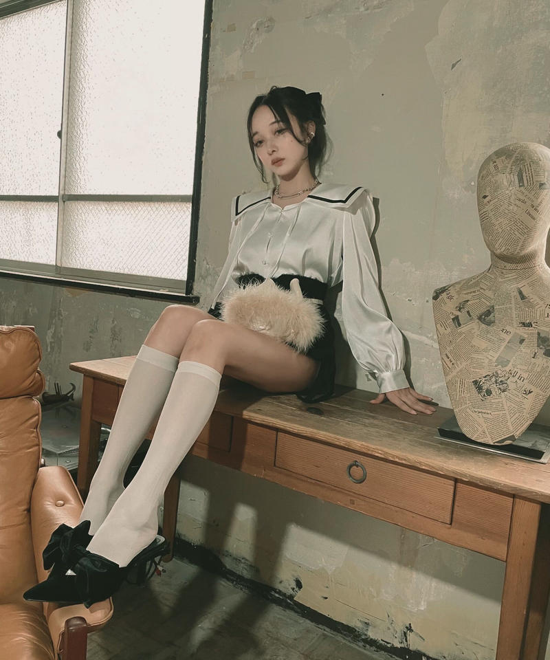 セーラーカラーブラウス / Sailor collar Blouse | FICTION TO...